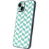 Blue White Chevron iPhone 15 Skin