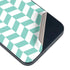 Blue White Chevron iPhone 15 Skin