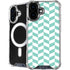 Blue White Chevron iPhone 16 MagSafe Case