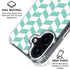 Blue White Chevron iPhone 16 Plus MagSafe Case