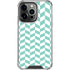 Blue White Chevron iPhone 16 Pro Clear Case