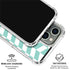 Blue White Chevron iPhone 16 Pro Clear Case
