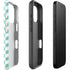 Blue White Chevron iPhone 16 Pro Impact Case