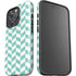 Blue White Chevron iPhone 16 Pro Impact Case