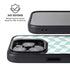 Blue White Chevron iPhone 16 Pro Kickstand Case