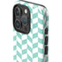 Blue White Chevron iPhone 16 Pro Max Impact Case