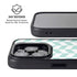 Blue White Chevron iPhone 16 Pro Max Kickstand Case