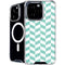 Blue White Chevron iPhone 16 Pro Max MagSafe Case