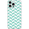 Blue White Chevron iPhone 16 Pro Max Skin
