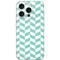 Blue White Chevron iPhone 16 Pro Skin