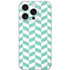 Blue White Chevron iPhone 16 Pro Skin
