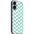 Blue White Chevron iPhone 16 Skin