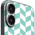 Blue White Chevron iPhone 16 Skin