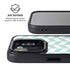 Blue White Chevron iPhone 16e Kickstand Case