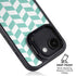Blue White Chevron iPhone 16e Kickstand Case