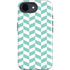 Blue White Chevron iPhone 16e Impact Case