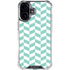 Blue White Chevron iPhone 17 Clear Case