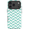 Blue White Chevron iPhone 18 Pro Impact Case