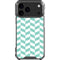 Blue White Chevron iPhone 18 Pro Max Clear Case