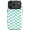 Blue White Chevron iPhone 18 Pro Max Impact Case