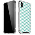 Blue White Chevron iPhone X/XS Clear Case