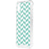 Blue White Chevron iPhone XS Clear Case