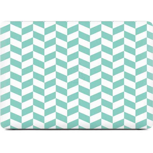 Blue White Chevron Apple MacBook Air Skin