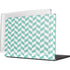 Blue White Chevron MacBook Pro 14in (2021-24) Case plus Skin