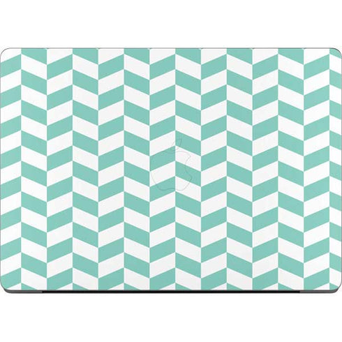 Blue White Chevron Apple MacBook Pro 14-inch Skin