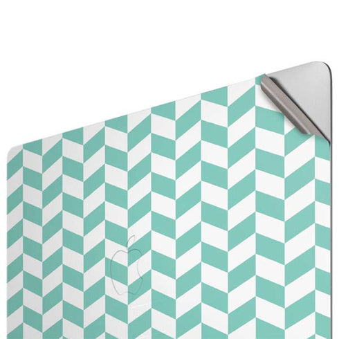 Blue White Chevron Apple MacBook Pro 16-inch Skin