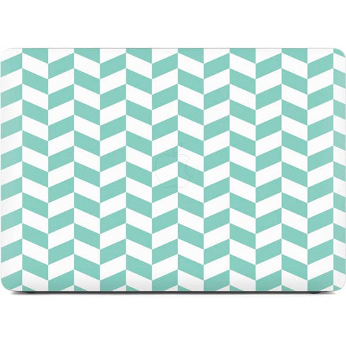 Blue White Chevron Apple MacBook Pro 16-inch Skin