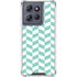 Blue White Chevron Moto G 5G (2025) Clear Case
