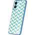 Blue White Chevron Moto G Play 4G (2024) Skin