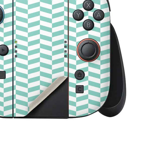 Blue White Chevron Nintendo Switch 2 (2025) Joy-Con Controller Skin