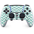 Blue White Chevron PS5 DualSense Edge Pro Controller Skin