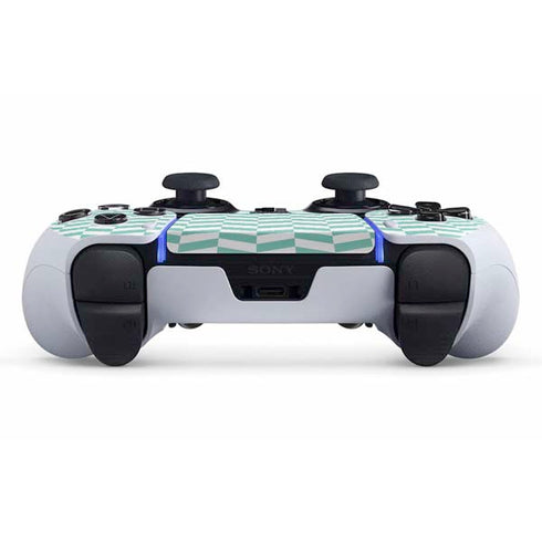 Blue White Chevron PS5 DualSense Edge Pro Controller Skin