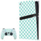 Blue White Chevron PS5 Pro Bundle Skin