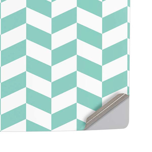 Blue White Chevron PS5 Pro Disk Console Skin