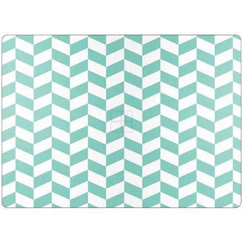 Blue White Chevron Surface Laptop 7 13.8in Skin
