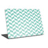 Blue White Chevron Laptop Skins