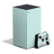 Blue White Chevron XBox Series X Digital Edition Bundle Skin