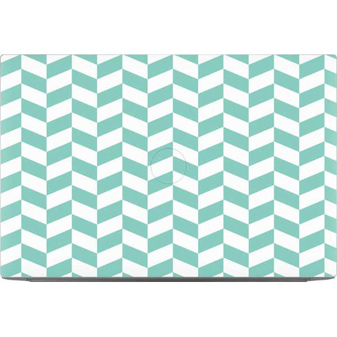 Blue White Chevron Dell XPS Skin