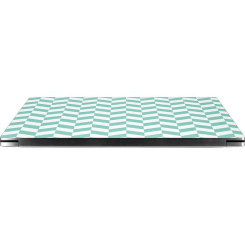 Blue White Chevron Dell XPS Skin