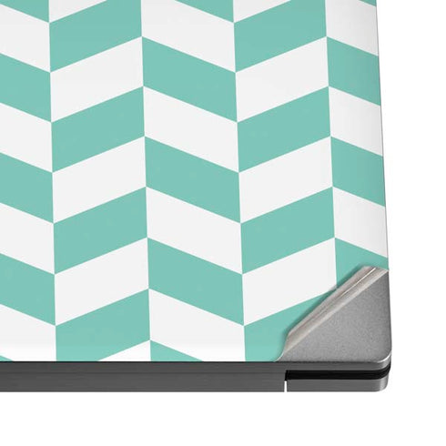 Blue White Chevron Dell XPS Skin