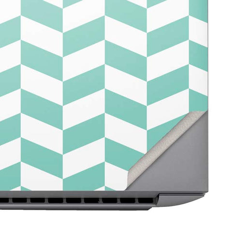 Blue White Chevron HP ZBook Fury 16 G10 Skin