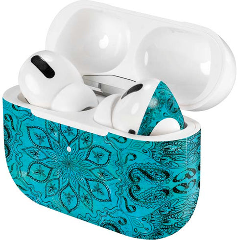 Blue Zen Ginseng AirPods Skins