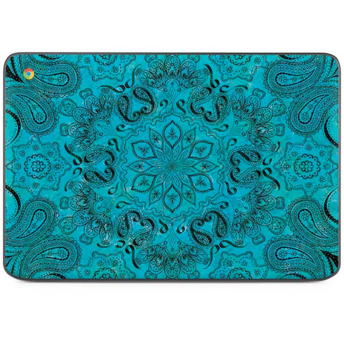 Blue Zen Ginseng HP Chromebook Skin