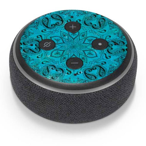 Blue Zen Ginseng Amazon Echo Dot Skin