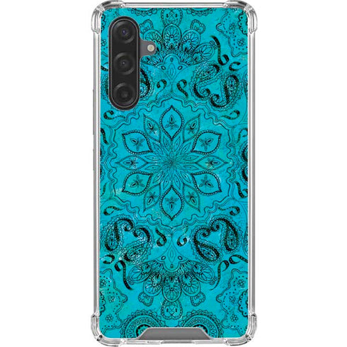 Blue Zen Ginseng Galaxy A17 Clear Case