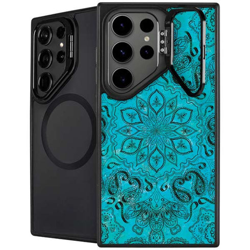 Blue Zen Ginseng Galaxy S25 Ultra Kickstand Case